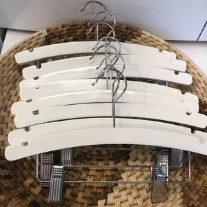 12” 10pk Kids Boutique Clip Combo Hanger in White